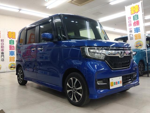 Ｎ－ＢＯＸカスタム Ｇ・Ｌホンダセンシング　４ＷＤ　衝突軽減ブレーキ　Ｂｌｕｅｔｏｏｔｈ　バックカメラ　ドラレコ　純正ナビＴＶ　片側パワースライドドア　ＵＳＢ接続　ＥＴＣ　スマートキー　アイドリングストップ　ＡＢＳ　ＬＥＤヘッドライ　ト禁煙車（3枚目）