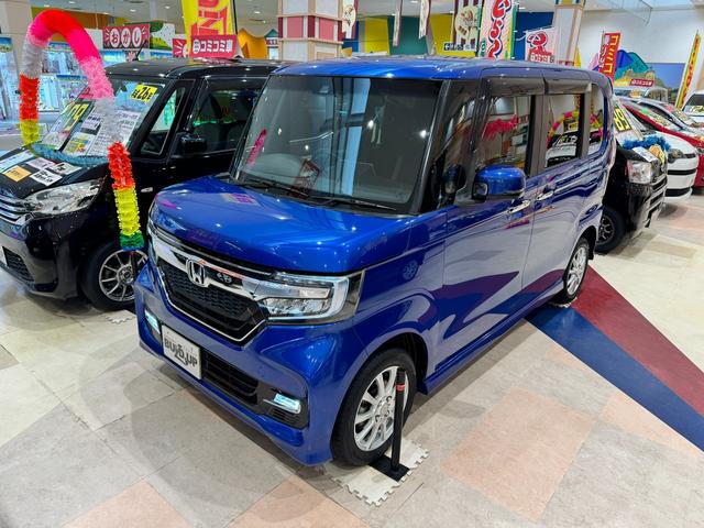 Ｎ－ＢＯＸカスタム Ｇ・Ｌホンダセンシング　４ＷＤ　ワンオーナー　ソナーセンサー　スマートキー　プッシュスタート　両側スライドドア片側電動　フロント左右シートヒーター　ＬＥＤオートライト　ＬＥＤフロントフォグ　ミラーヒーター　ＥＴＣ（2枚目）