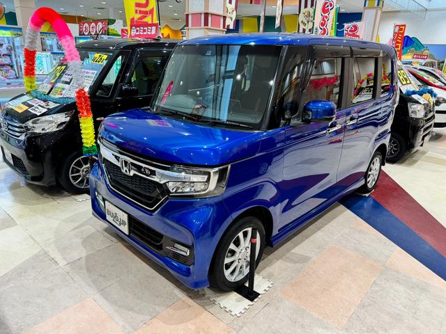 Ｎ－ＢＯＸカスタム Ｇ・Ｌホンダセンシング　４ＷＤ　ワンオーナー　ソナーセンサー　スマートキー　プッシュスタート　両側スライドドア片側電動　フロント左右シートヒーター　ＬＥＤオートライト　ＬＥＤフロントフォグ　ミラーヒーター　ＥＴＣ（5枚目）