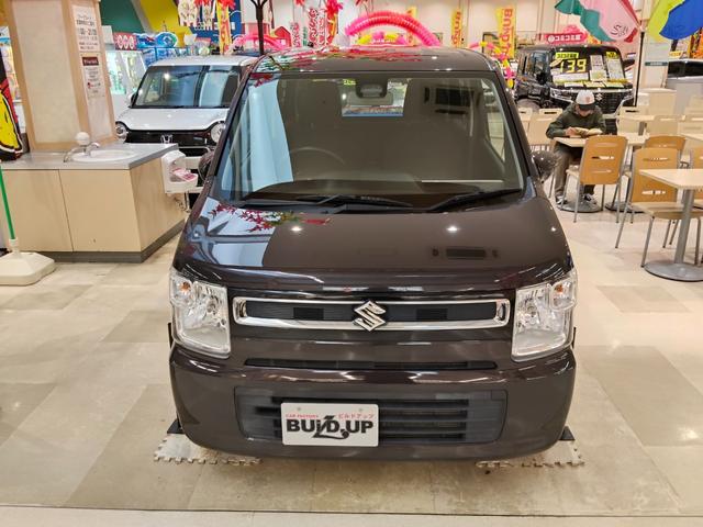 ワゴンR ハイブリッドFX 4WD ブレーキアシスト スマートキー プッシュスタート 左右シートヒーター ドアミラーヒーター ヘッドアップディスプレイ ETC 横滑り防止 フルオートAC 社外アルミ(2枚目)
