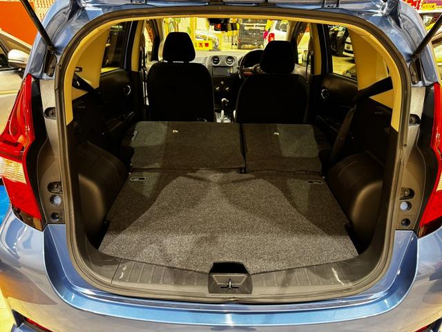ノート Ｘ　ＦＯＵＲ　４ＷＤ　衝突被害軽減ブレーキシステム　レーンアシスト　オートライト　スマートキー　プッシュスタート　ナビ　地デジ　４ＷＤ切替機能　ライトレベライザー　ドアバイザー（41枚目）
