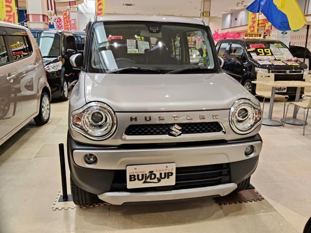 ハスラー X 4WD ブレーキサポート メモリーナビ 地デジTV Bluetooth バックカメラ HIDオートライト フォグランプ シートヒーター ドアミラーヒーター スマートキー プッシュスタート 純正アルミ(2枚目)