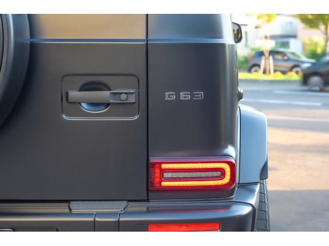 Gクラス G63 AMGナイトPKG・プログラムプラス・インテリアプラスPKG・AMGカーボントリム・ナイトブラックマグノ(マット有償カラー)・AMGPKG・AGLUXURY AGL58 23インチ鍛造AW・全周囲カメ(37枚目)