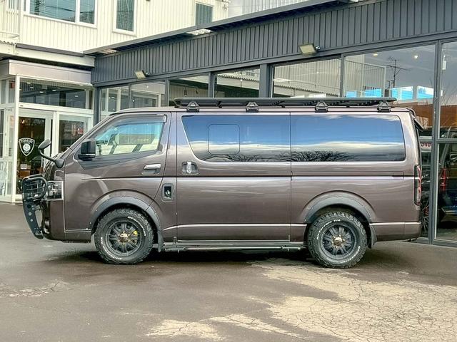 ハイエースバン ロングスーパーGL 全塗装 社外フローティングナビ 社外Dインナーミラー Bカメ ルーフキャリア ラダー ETC フロント・リア パイプバンパー サイドパイプステップ 金属フロア 社外16インチAW フュエールキャップ(20枚目)