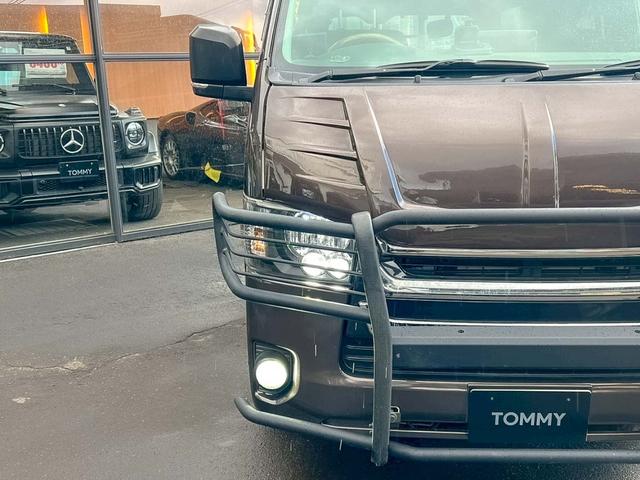 ハイエースバン ロングスーパーGL 全塗装 社外フローティングナビ 社外Dインナーミラー Bカメ ルーフキャリア ラダー ETC フロント・リア パイプバンパー サイドパイプステップ 金属フロア 社外16インチAW フュエールキャップ(22枚目)