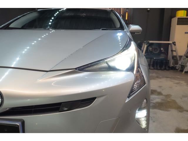 プリウス A 1.8A E-Four 4WD ドラレコ ETC Bカメ サンルーフ フルセグTV HUD BSM 純正ナビ 1500W電源 Aハイビーム 車線逸脱防止 衝突安全装置(22枚目)