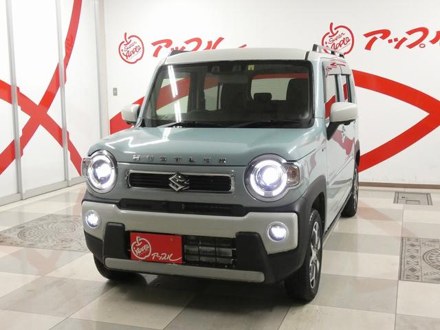 ハスラー ハイブリッドXターボ 4WD ツートンカラー ルーフレール 全方位モニター 純正ナビ フルセグTV LEDヘッドライト シートヒーター レーダークルーズコントロール クリアランスソナー パドルシフト(5枚目)