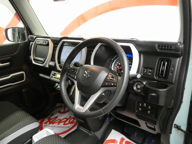 ハスラー ハイブリッドXターボ 4WD ツートンカラー ルーフレール 全方位モニター 純正ナビ フルセグTV LEDヘッドライト シートヒーター レーダークルーズコントロール クリアランスソナー パドルシフト(18枚目)