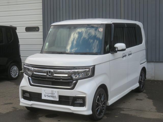 Ｎ－ＢＯＸカスタム Ｌターボ　純正メモリーナビ　Ｂｌｕｅｔｏｏｔｈ　クルーズコントロール　バックカメラ　ＥＴＣ　フルセグＴＶ　両側電動スライドドア　ＬＥＤヘッドライト　シートヒーター　ＣＤＤＶＤ再生　ドライブレコーダー（3枚目）