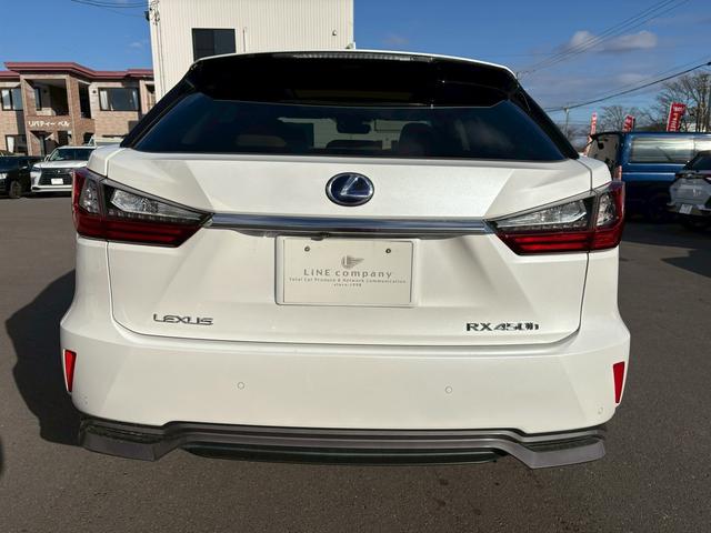 ＲＸ ＲＸ４５０ｈ　バージョンＬ　４ＷＤ・サンルーフ・スペアキー・パワーバックドア・パワーシート・シートヒーター・シートエアコン・クルーズコントロール・純正ナビ・ＴＶ・ＣＤ再生・Ｂｌｕｅｔｏｏｔｈ接続・サンルーフ・ＥＴＣ（7枚目）