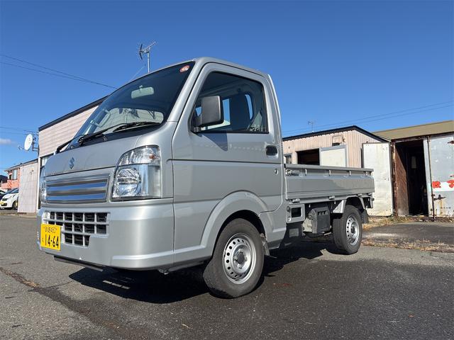 キャリイトラック KCエアコン・パワステ 4速オートマチック ワンタッチ切替4WD オートライト アイドリングストップ 純正荷台ゴムマット(2枚目)