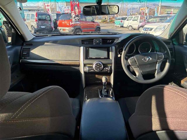 マークX 250G Four 4WD ETC バックカメラ ナビ 夏・冬タイヤ込み価格 キーレスエントリー 電動格納ミラー 盗難防止システム パワーシート 衝突安全ボディ ABS ESC エアコン パワーステアリング(2枚目)