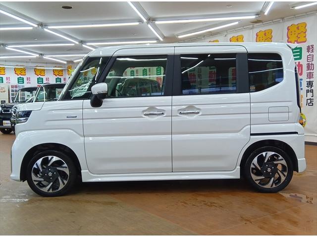 スペーシアカスタム ハイブリッドＸＳ　４ＷＤ　衝突軽減ブレーキ　Ｂｌｕｅｔｏｏｔｈ　全周囲カメラ　バックカメラ　ドライブレコーダー　純正メモリーナビ・フルセグ　両側パワースライドドア　ＥＴＣ　シートヒーター　ＡＢＳ　アイドリングストップ（3枚目）