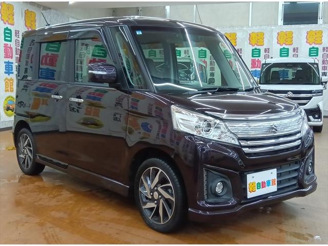 スペーシアカスタム ＸＳターボ　４ＷＤ　衝突軽減ブレーキ　Ｂｌｕｅｔｏｏｔｈ　バックカメラ　社外メモリーナビ・フルセグＴＶ　両側パワースライドドア　ＥＴＣ　禁煙車　ＡＢＳ　アイドリングストップ　シートヒーター　ミラーヒーター（13枚目）