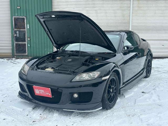 ＲＸ－８ タイプＳ　ＥＴＣ　ナビ　ＭＴ　ＨＩＤ　キーレスエントリー　電動格納ミラー　アルミホイール　衝突安全ボディ　ＡＢＳ　ＥＳＣ　ＣＤ　ＭＤ　カセット　エアコン　パワーステアリング　パワーウィンドウ　運転席エアバッグ（25枚目）