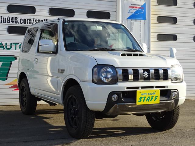 ジムニー ランドベンチャー　ＪＢ２３系最終モデル　リモコンエンジンスターター　ヒーター付き電動格納ミラー　シートヒーター　２５年製オープンカントリー＆ＡＷ積込　下廻り防錆処理済　クオーレモジュレ表皮シート（3枚目）