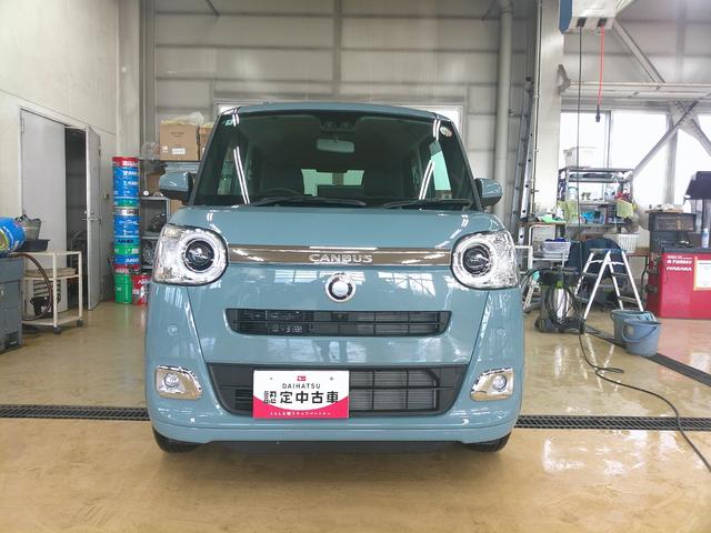 ムーヴキャンバス セオリーG 4WD 両側パワースライドドア スマホ連携ディスプレイオーディオ ワイヤレス充電器qi(チー) リモコンエンジンスターター キーフリーシステム 運転席助手席シートヒーター 保温カップホルダー(2枚目)