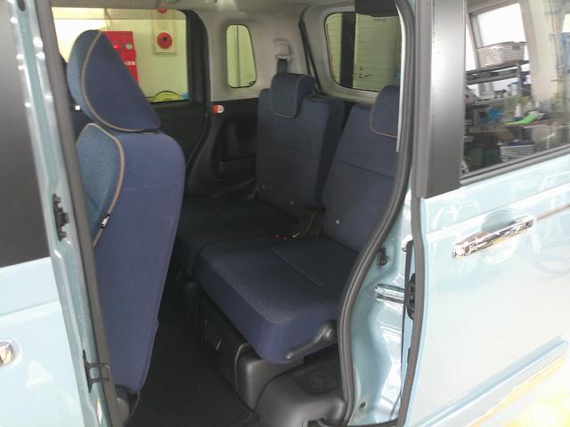 ムーヴキャンバス セオリーG 4WD 両側パワースライドドア スマホ連携ディスプレイオーディオ ワイヤレス充電器qi(チー) リモコンエンジンスターター キーフリーシステム 運転席助手席シートヒーター 保温カップホルダー(14枚目)