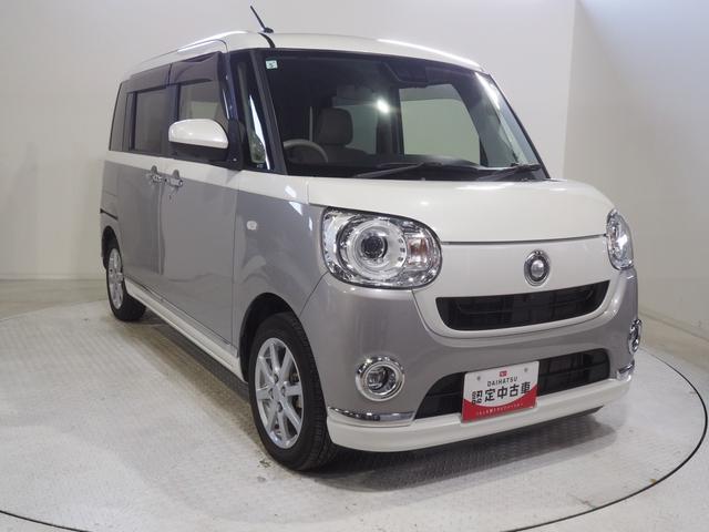 ムーヴキャンバス ＧメイクアップＶＳ　ＳＡＩＩＩ　４ＷＤ　両側パワースライドドア　ＬＥＤヘッドライト　オートライト　オーディオレス　オートエアコン　リモコンエンジンスターター　運転席シートヒーター　アイドリングストップ　ＶＳＣ（横滑り抑制機能）（3枚目）