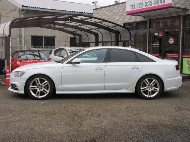 Ａ６ ２．０ＴＦＳＩクワトロ　Ｓラインパッケージ　マトリックスＬＥＤヘッドライト　アシスタンスパッケージ　Ｓライン専用黒革シート　純正ナビ　フルセグＴＶ　ブルートゥース　ＢＯＳＥサウンドシステム　シートヒーター　ＥＴＣ　バックカメラ　純正ＡＷ（3枚目）