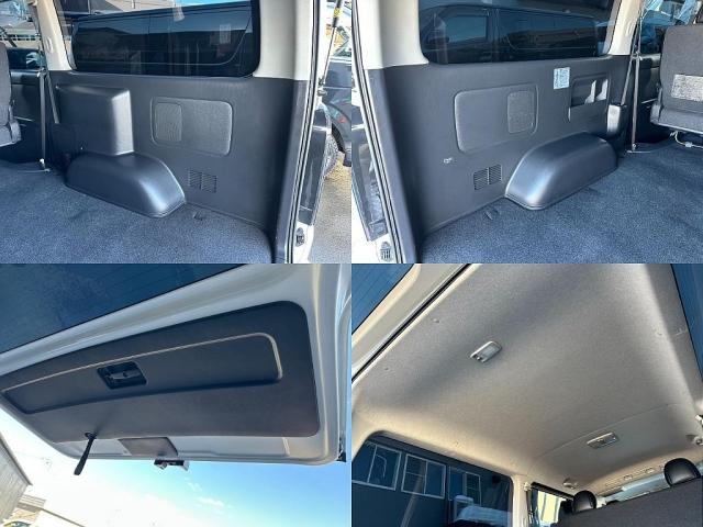 ハイエースバン スーパーＧＬ　ダークプライム　トヨタセーフティーセンス　バックモニター内臓自動防眩ミラー　寒冷地仕様　パワースライドドア　スポイラー　オーバーフェンダー　１８インチアルミホイール　１８インチタイヤ　１．５インチローダウン（12枚目）