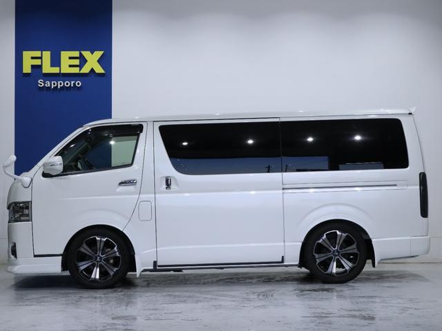 ハイエースバン スーパーＧＬ　ダークプライム　トヨタセーフティーセンス　バックモニター内臓自動防眩ミラー　寒冷地仕様　パワースライドドア　スポイラー　オーバーフェンダー　１８インチアルミホイール　１８インチタイヤ　１．５インチローダウン（18枚目）