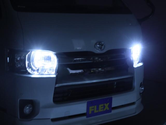 ハイエースバン スーパーＧＬ　ダークプライム　トヨタセーフティーセンス　バックモニター内臓自動防眩ミラー　寒冷地仕様　パワースライドドア　スポイラー　オーバーフェンダー　１８インチアルミホイール　１８インチタイヤ　１．５インチローダウン（36枚目）