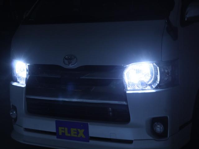 ハイエースバン スーパーＧＬ　ダークプライム　トヨタセーフティーセンス　バックモニター内臓自動防眩ミラー　寒冷地仕様　パワースライドドア　スポイラー　オーバーフェンダー　１８インチアルミホイール　１８インチタイヤ　１．５インチローダウン（39枚目）