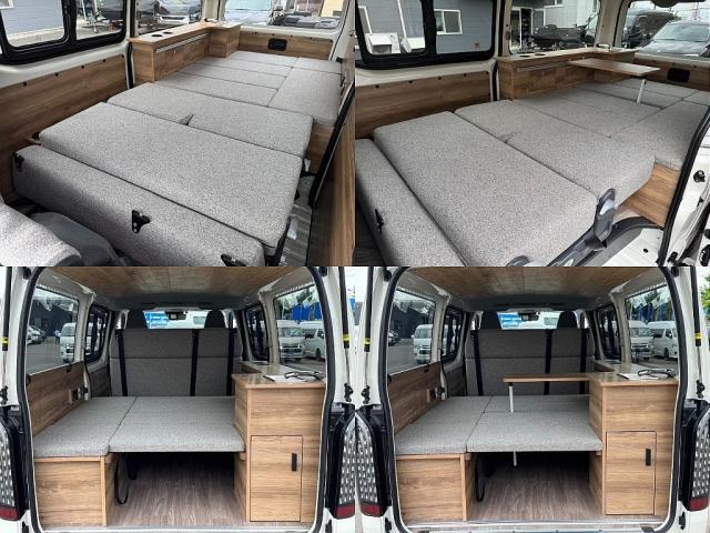 ハイエースバン ロングＤＸ　ＷｏｏｄＶｉｌｌａｇｅ　ＢＩＧ－Ｘ　煌ＢＬＡＣＫテールランプ　ＢＪメキシカン　ダンロップブラントレック　ＦＬＥＸオリジナルオーバーフェンダーＭＢ　Ｔ－Ｆｏｒｃｅフロントスポイラー　Ｒｅクラシック（9枚目）