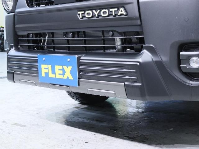 ハイエースバン ロングＤＸ　ＷｏｏｄＲｉｍ　ＢＩＧ－Ｘメカレス　ＥＴＣ　デジタルインナーミラー　パノラミックビューモニター　助手席エアバック　リヤヒーター　クーラー　ＡＣ１００Ｖ　フロントスポイラー　オーバーフェンダー　タイヤ（8枚目）