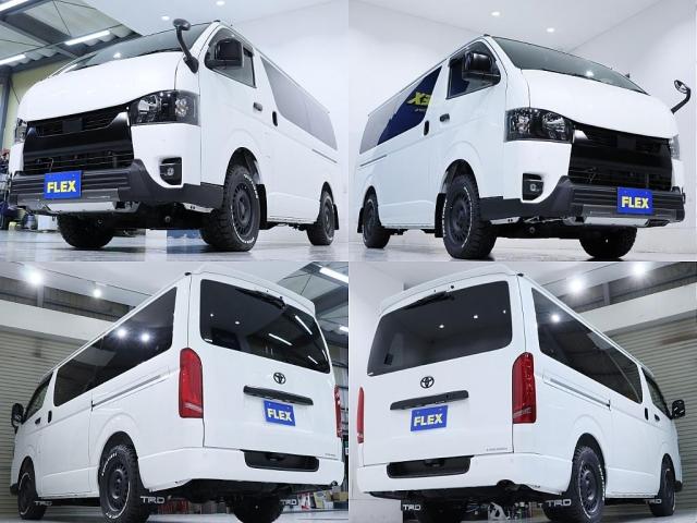 ハイエースバン スーパーＧＬ　ダークプライムＩＩ　デジタルインナーミラー　パノラミックビューモニター　パワースライドドア　ＢＩＧ－Ｘ　フロントスポイラー　リアスポイラー　バットフェイスボンネット　ＬＥＤテールランプ　アルミホイール１６ｉｎ（2枚目）