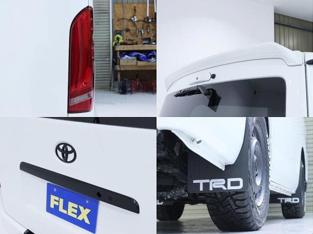 ハイエースバン スーパーＧＬ　ダークプライムＩＩ　デジタルインナーミラー　パノラミックビューモニター　パワースライドドア　ＢＩＧ－Ｘ　フロントスポイラー　リアスポイラー　バットフェイスボンネット　ＬＥＤテールランプ　アルミホイール１６ｉｎ（4枚目）