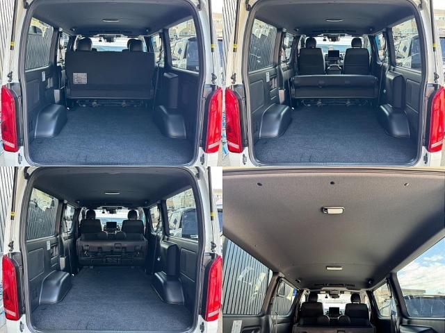 ハイエースバン スーパーＧＬ　ダークプライムＩＩ　デジタルインナーミラー　パノラミックビューモニター　パワースライドドア　ＢＩＧ－Ｘ　フロントスポイラー　リアスポイラー　バットフェイスボンネット　ＬＥＤテールランプ　アルミホイール１６ｉｎ（6枚目）