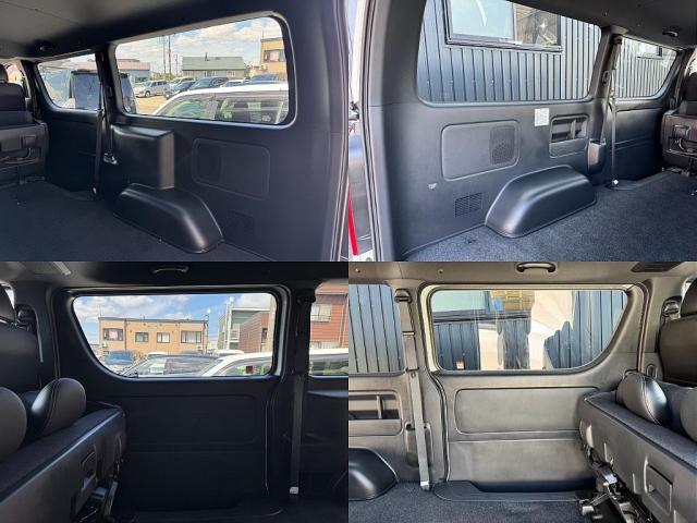 ハイエースバン スーパーＧＬ　ダークプライムＩＩ　デジタルインナーミラー　パノラミックビューモニター　パワースライドドア　ＢＩＧ－Ｘ　フロントスポイラー　リアスポイラー　バットフェイスボンネット　ＬＥＤテールランプ　アルミホイール１６ｉｎ（9枚目）