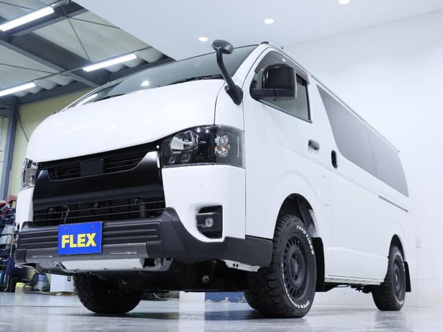 ハイエースバン スーパーＧＬ　ダークプライムＩＩ　デジタルインナーミラー　パノラミックビューモニター　パワースライドドア　ＢＩＧ－Ｘ　フロントスポイラー　リアスポイラー　バットフェイスボンネット　ＬＥＤテールランプ　アルミホイール１６ｉｎ（22枚目）