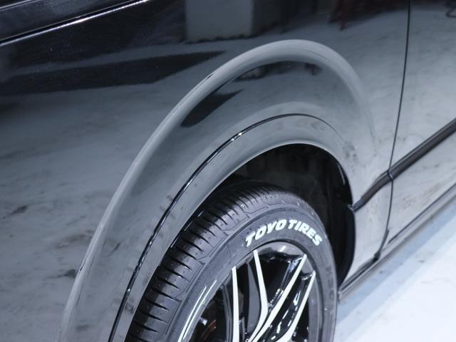 ハイエースバン スーパーGL ダークプライムII インテリジェントクリアランスソナー PVM 助手席エアバック デジタルインナーミラー 寒冷地仕様 パワースライドドア 各所ブラック塗装 社外アルミ18in スポイラー オーバーフェンダー(33枚目)