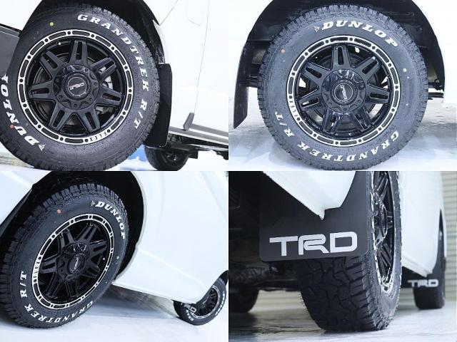 ハイエースバン ロングＧＬ　寒冷地仕様　インテリジェントクリアランスソナー　デジタルインナーミラー　ＰＶＭ　パールホワイト　パワースライドドア　フルフラット内装架装　アルミ　フロントスポイラー　ＬＥＤテール　ナビ　後席モニター（11枚目）