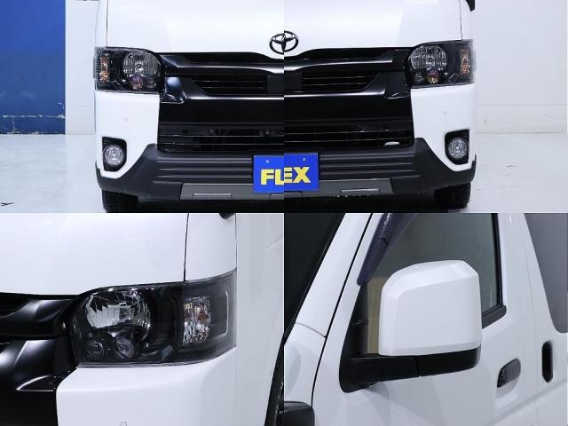 ハイエースバン ロングＧＬ　寒冷地仕様　インテリジェントクリアランスソナー　デジタルインナーミラー　ＰＶＭ　パールホワイト　パワースライドドア　フルフラット内装架装　アルミ　フロントスポイラー　ＬＥＤテール　ナビ　後席モニター（12枚目）