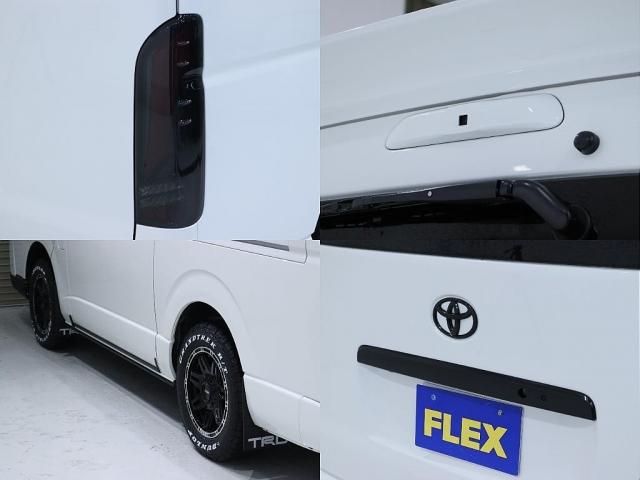 ハイエースバン ロングＧＬ　寒冷地仕様　インテリジェントクリアランスソナー　デジタルインナーミラー　ＰＶＭ　パールホワイト　パワースライドドア　フルフラット内装架装　アルミ　フロントスポイラー　ＬＥＤテール　ナビ　後席モニター（13枚目）