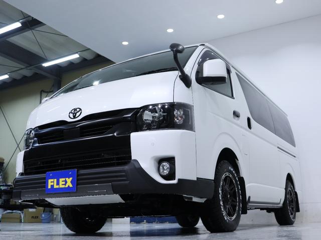 ハイエースバン ロングＧＬ　寒冷地仕様　インテリジェントクリアランスソナー　デジタルインナーミラー　ＰＶＭ　パールホワイト　パワースライドドア　フルフラット内装架装　アルミ　フロントスポイラー　ＬＥＤテール　ナビ　後席モニター（21枚目）