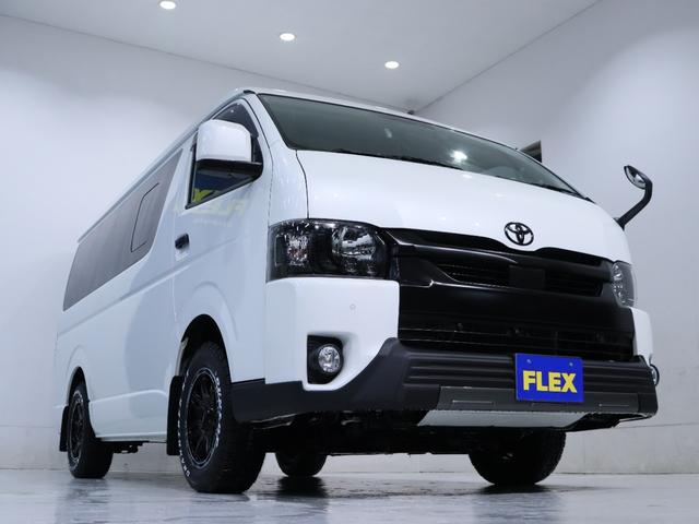 ハイエースバン ロングＧＬ　寒冷地仕様　インテリジェントクリアランスソナー　デジタルインナーミラー　ＰＶＭ　パールホワイト　パワースライドドア　フルフラット内装架装　アルミ　フロントスポイラー　ＬＥＤテール　ナビ　後席モニター（23枚目）