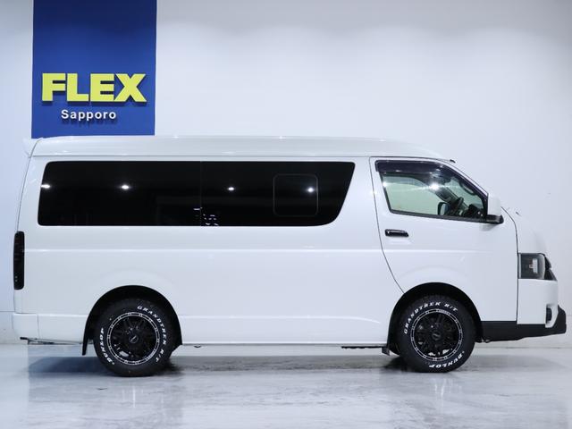 ハイエースバン ロングＧＬ　寒冷地仕様　インテリジェントクリアランスソナー　デジタルインナーミラー　ＰＶＭ　パールホワイト　パワースライドドア　フルフラット内装架装　アルミ　フロントスポイラー　ＬＥＤテール　ナビ　後席モニター（25枚目）