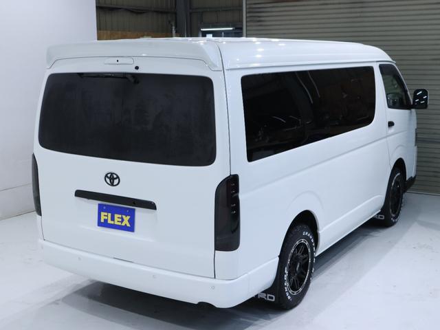 ハイエースバン ロングＧＬ　寒冷地仕様　インテリジェントクリアランスソナー　デジタルインナーミラー　ＰＶＭ　パールホワイト　パワースライドドア　フルフラット内装架装　アルミ　フロントスポイラー　ＬＥＤテール　ナビ　後席モニター（28枚目）