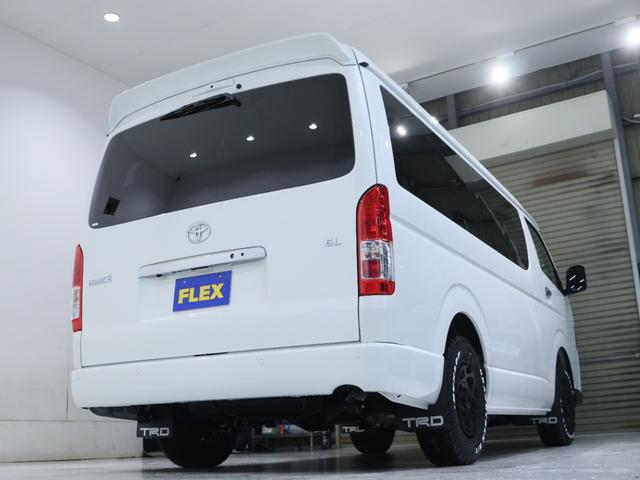 ハイエースワゴン ＧＬ　パールホワイト　デジタルインナー　インテリジェントクリアランスソナー　パノラミックビューモニター　寒冷地仕様　パワースライドドア　フローリング施工　ＢＩＧ－ＤＡ　オーバーフェンダ　アルミホイール（43枚目）