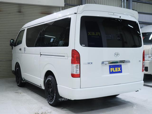 ハイエースワゴン ＧＬ　パールホワイト　デジタルインナー　インテリジェントクリアランスソナー　パノラミックビューモニター　寒冷地仕様　パワースライドドア　フローリング施工　ＢＩＧ－ＤＡ　オーバーフェンダ　アルミホイール（44枚目）