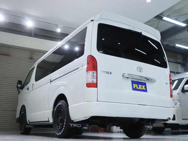 ハイエースワゴン ＧＬ　パールホワイト　デジタルインナー　インテリジェントクリアランスソナー　パノラミックビューモニター　寒冷地仕様　パワースライドドア　フローリング施工　ＢＩＧ－ＤＡ　オーバーフェンダ　アルミホイール（46枚目）