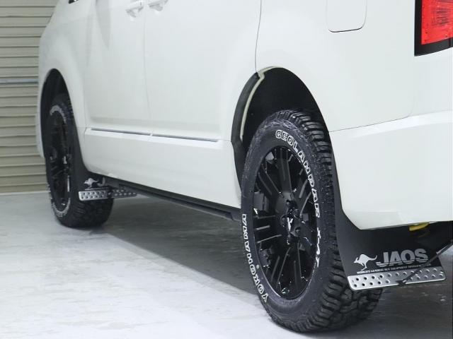 デリカＤ：５ Ｇ　パワーパッケージ　純正ブラック塗装アルミホイール　ＹＯＫＯＨＡＭＡ　ジオランダー１８インチタイヤ　１インチリフトアップ　クラシックブラウンシートカバー　ＡＬＰＩＮＥ　ＢＩＧ－Ｘ　ＥＴＣ　ＡＬＰＩＮＥ１０．０１フリップ（12枚目）