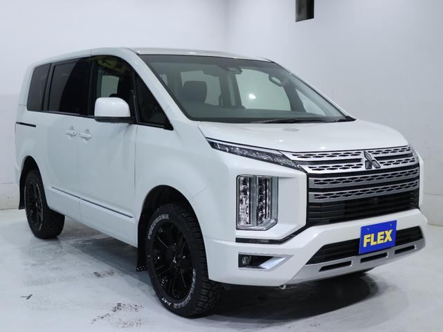 デリカＤ：５ Ｇ　パワーパッケージ　純正ブラック塗装アルミホイール　ＹＯＫＯＨＡＭＡ　ジオランダー１８インチタイヤ　１インチリフトアップ　クラシックブラウンシートカバー　ＡＬＰＩＮＥ　ＢＩＧ－Ｘ　ＥＴＣ　ＡＬＰＩＮＥ１０．０１フリップ（21枚目）