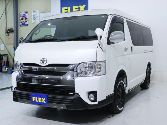 ハイエースワゴン ＧＬ　厳選中古車　内装架装Ｖｅｒ．２　ＬＥＤヘッドランプ　パワスラ　バックモニター付き自動防眩ミラー　スマートエントリー＆プッシュスタート　寒冷地仕様　スポイラー　タイヤ　ホイル　ＬＥＤテール　ナビ　ＥＴＣ（53枚目）