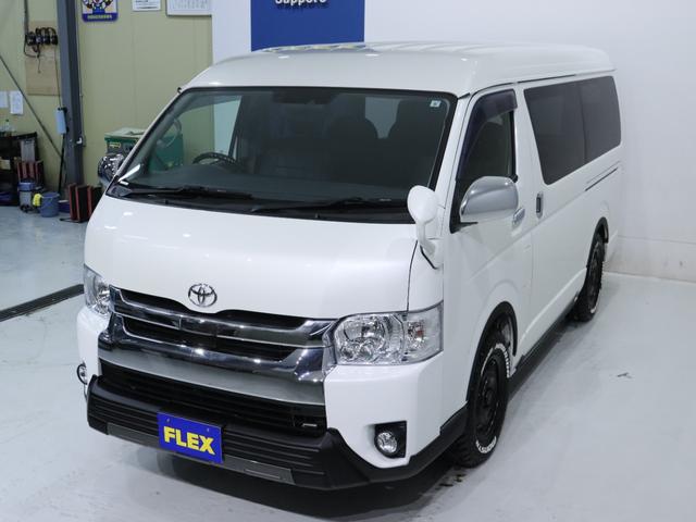ハイエースワゴン ＧＬ　厳選中古車　内装架装Ｖｅｒ．２　ＬＥＤヘッドランプ　パワスラ　バックモニター付き自動防眩ミラー　スマートエントリー＆プッシュスタート　寒冷地仕様　スポイラー　タイヤ　ホイル　ＬＥＤテール　ナビ　ＥＴＣ（54枚目）